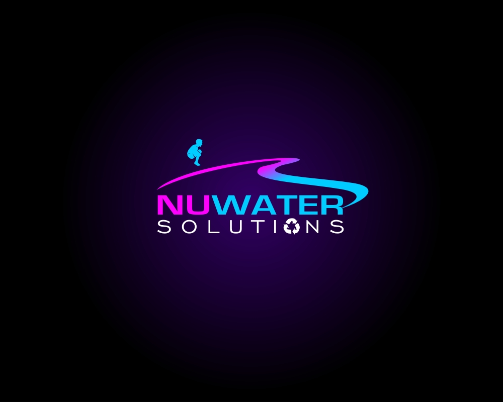 Nuwater logo design