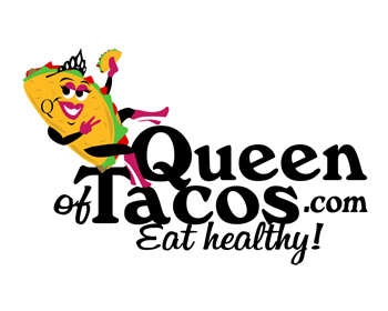 QueenOfTacos logo design