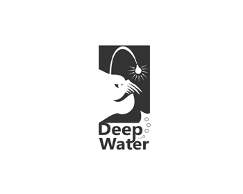 Deep Water Books logo design